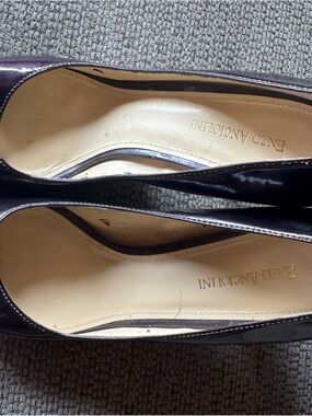 Enzo Angiolini Women's Dark Burgundy Patent Pointed-Toe Pumps